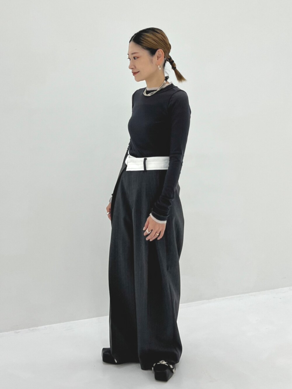 TODAYFUL/トゥデイフル】Highgauge Layered Long T-shirts/ハイゲージ