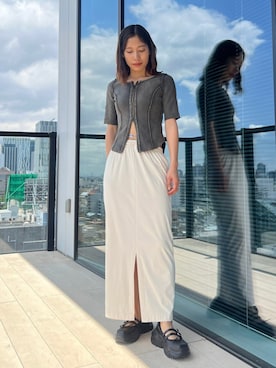 「AKIKOAOKI（アキコアオキ）のアイテム」を使った、STUDIOUS STAFFさん（レディース・162cm）の夏コーディネート