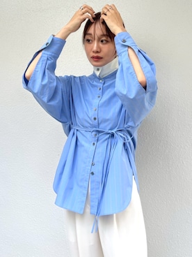 「STUDIOUS（ステュディオス）のアイテム」を使った、STUDIOUS STAFFさん（レディース・165cm）の春コーディネート