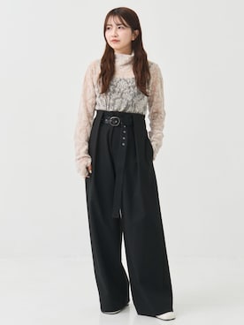 「STUDIOUS(ステュディオス)のアイテム」を使った、STUDIOUS STAFFさん(レディース・150cm)の春コーディネート