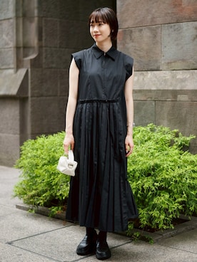 「STUDIOUS(ステュディオス)のアイテム」を使った、STUDIOUS STAFFさん(レディース・162cm)の春コーディネート