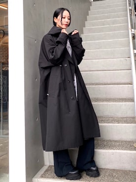 「STUDIOUS（ステュディオス）のアイテム（ブーツ）」を使った、STUDIOUS STAFFさん（レディース・162cm）の秋コーディネート