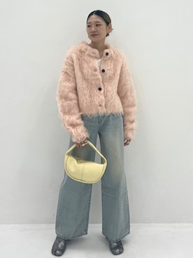 「CLANE（クラネ）のアイテム（カーディガン/ボレロ）」を使った、STUDIOUS STAFFさん（レディース・154cm）の秋コーディネート