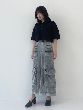 「CLANE（クラネ）のアイテム」を使った、STUDIOUS STAFFさん（レディース・166cm）の夏コーディネート