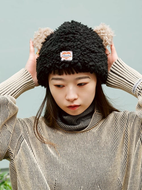 BASICKS/ベーシックス】Bear Beanie/ベアビーニー（ニットキャップ