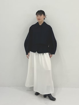 「STUDIOUS（ステュディオス）のアイテム」を使った、STUDIOUS STAFFさん（レディース・161cm）の春コーディネート