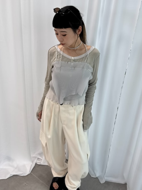 kotohayokozawa/コトハヨコザワ】《STUDIOUS別注》SHEER CAMISOLE