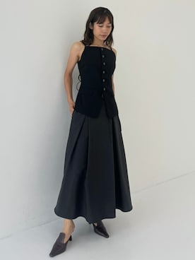 「STUDIOUS（ステュディオス）のアイテム（ワンピース/ドレス）」を使った、STUDIOUS STAFFさん（レディース・162cm）の夏コーディネート