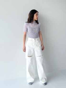 「STUDIOUS（ステュディオス）のアイテム（パンプス）」を使った、STUDIOUS STAFFさん（レディース・162cm）の春コーディネート