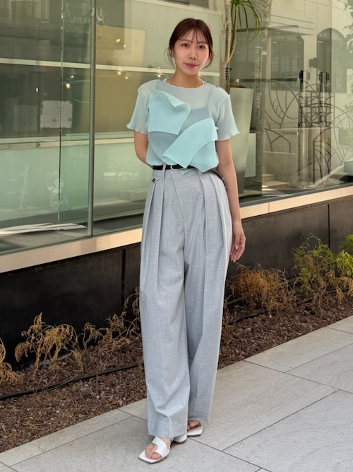kotohayokozawa/コトハヨコザワ】《STUDIOUS別注》SHEER SHORT SLEEVE