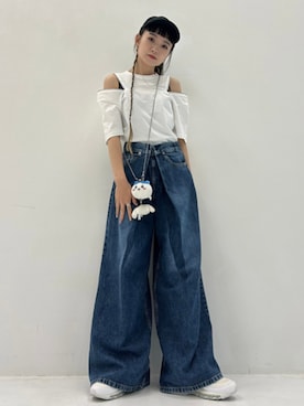 「JOHN LAWRENCE SULLIVAN（ジョンローレンスサリバン）のアイテム」を使った、STUDIOUS STAFFさん（レディース・156cm）の夏コーディネート