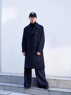 「BASICKS（ベイシックス）のアイテム（帽子）」を使った、STUDIOUS STAFFさん（メンズ・175cm）の春コーディネート