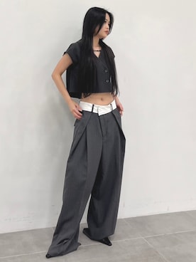 「STUDIOUS（ステュディオス）のアイテム（ワンピース/ドレス）」を使った、STUDIOUS STAFFさん（レディース・165cm）の夏コーディネート