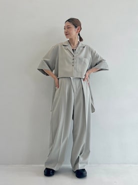 「AKIKOAOKI（アキコアオキ）のアイテム」を使った、STUDIOUS STAFFさん（レディース・154cm）の夏コーディネート