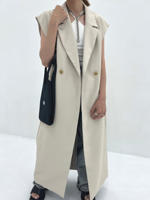 CLANE/クラネ】DOUBLE BREASTED GILET/ダブルブレストジレ