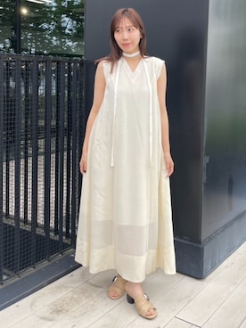 「STUDIOUS(ステュディオス)のアイテム」を使った、STUDIOUS STAFFさん(レディース・155cm)の夏コーディネート
