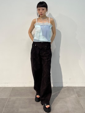「FETICO（フェティコ）のアイテム」を使った、STUDIOUS STAFFさん（レディース・156cm）の夏コーディネート