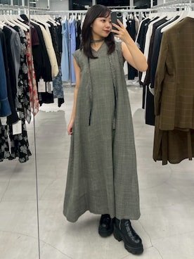 「STUDIOUS(ステュディオス)のアイテム」を使った、STUDIOUS STAFFさん(レディース・151cm)の夏コーディネート