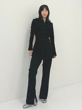 「STUDIOUS（ステュディオス）のアイテム（パンツ）」を使った、STUDIOUS STAFFさん（レディース・162cm）の夏コーディネート