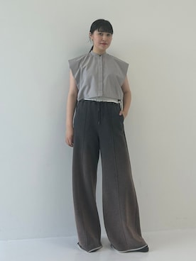 「CLANE（クラネ）のアイテム（シャツ/ブラウス）」を使った、STUDIOUS STAFFさん（レディース・161cm）の春コーディネート