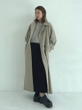 「STUDIOUS（ステュディオス）のアイテム（ジャケット/アウター）」を使った、STUDIOUS STAFFさん（レディース・152cm）の秋コーディネート