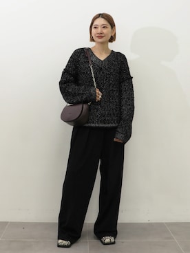 「STUDIOUS（ステュディオス）のアイテム」を使った、STUDIOUS STAFFさん（レディース・154cm）の秋コーディネート