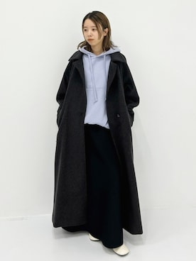「STUDIOUS（ステュディオス）のアイテム（ジャケット/アウター）」を使った、STUDIOUS STAFFさん（レディース・152cm）の秋コーディネート