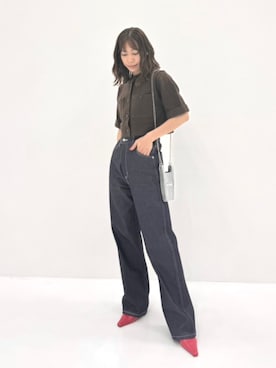 「LASTFRAME（ラストフレーム）のアイテム」を使った、STUDIOUS STAFFさん（レディース・162cm）の夏コーディネート