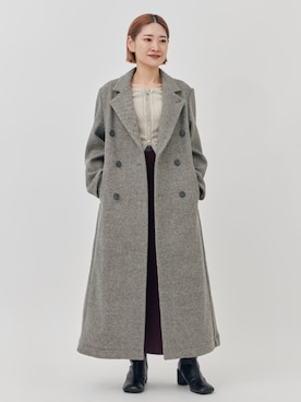 「STUDIOUS（ステュディオス）のアイテム（ジャケット/アウター）」を使った、STUDIOUS STAFFさん（レディース・154cm）の秋コーディネート