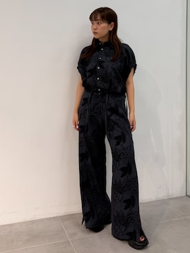 「STUDIOUS(ステュディオス)のアイテム(シューズ)」を使った、STUDIOUS STAFFさん(レディース・161cm)の夏コーディネート