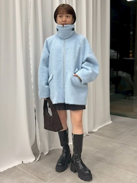 「STUDIOUS(ステュディオス)のアイテム」を使った、STUDIOUS STAFFさん(レディース・152cm)の春コーディネート