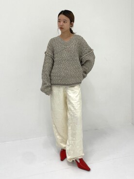 「STUDIOUS（ステュディオス）のアイテム」を使った、STUDIOUS STAFFさん（レディース・152cm）の秋コーディネート