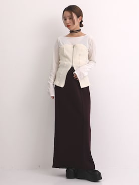 「STUDIOUS（ステュディオス）のアイテム」を使った、STUDIOUS STAFFさん（レディース・152cm）の秋コーディネート