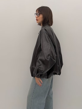 「STUDIOUS(ステュディオス)のアイテム(パンツ)」を使った、STUDIOUS STAFFさん(レディース・165cm)の秋コーディネート