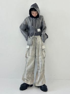 「LASTFRAME（ラストフレーム）のアイテム」を使った、STUDIOUS STAFFさん（レディース・156cm）の夏コーディネート