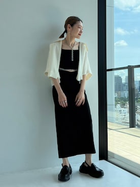 「AKIKOAOKI（アキコアオキ）のアイテム」を使った、STUDIOUS STAFFさん（レディース・154cm）の夏コーディネート