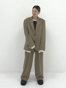 「TODAYFUL（トゥデイフル）のアイテム（ジャケット/アウター）」を使った、STUDIOUS STAFFさん（レディース・154cm）の秋コーディネート