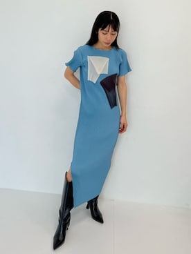 「STUDIOUS（ステュディオス）のアイテム（ワンピース/ドレス）」を使った、STUDIOUS STAFFさん（レディース・162cm）の春コーディネート