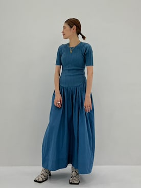 「STUDIOUS（ステュディオス）のアイテム（ワンピース/ドレス）」を使った、STUDIOUS STAFFさん（レディース・154cm）の春コーディネート
