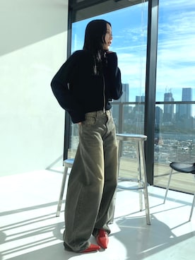 「STUDIOUS（ステュディオス）のアイテム」を使った、STUDIOUS STAFFさん（レディース・162cm）の秋コーディネート