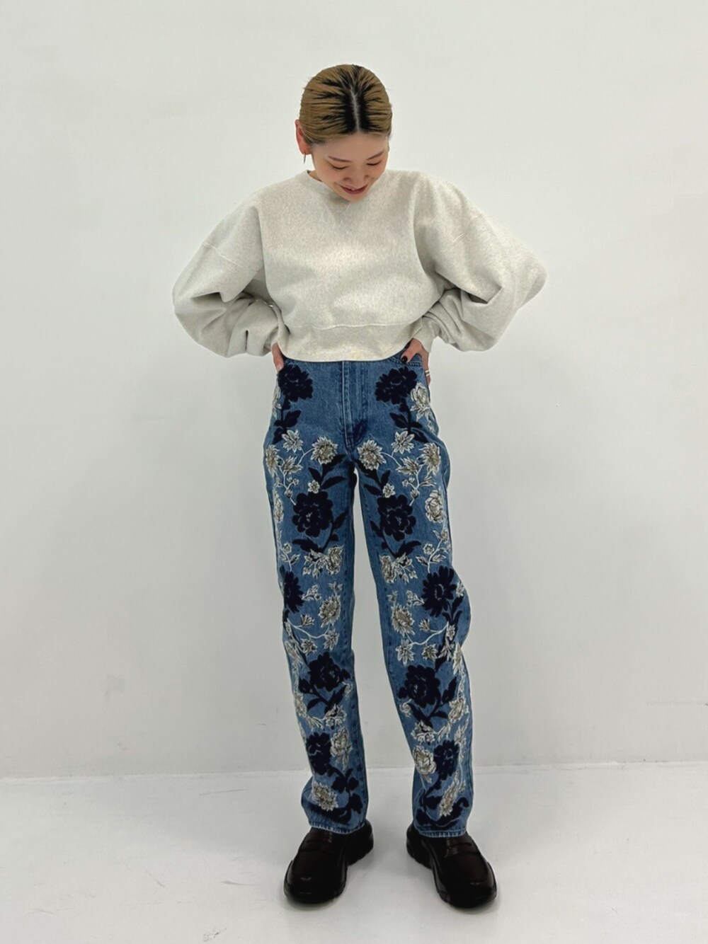 CLANE/クラネ】FLOWER EMBROIDERY PANTS/フラワーエンブロイ CLANE/クラネ】FLOWER EMBROIDERY PANTS/フラワーエンブロイ