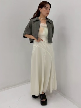 「STUDIOUS(ステュディオス)のアイテム」を使った、STUDIOUS STAFFさん(レディース・160cm)の夏コーディネート