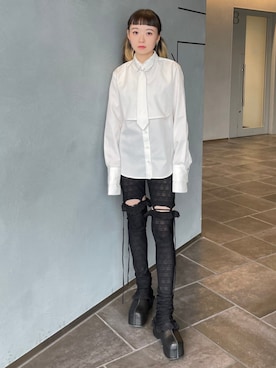 「STUDIOUS（ステュディオス）のアイテム」を使った、STUDIOUS STAFFさん（レディース・156cm）の秋コーディネート