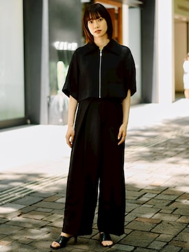 「STUDIOUS(ステュディオス)のアイテム」を使った、STUDIOUS STAFFさん(レディース・162cm)の春コーディネート