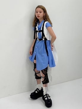 「AKIKOAOKI（アキコアオキ）のアイテム」を使った、STUDIOUS STAFFさん（レディース・152cm）の春コーディネート