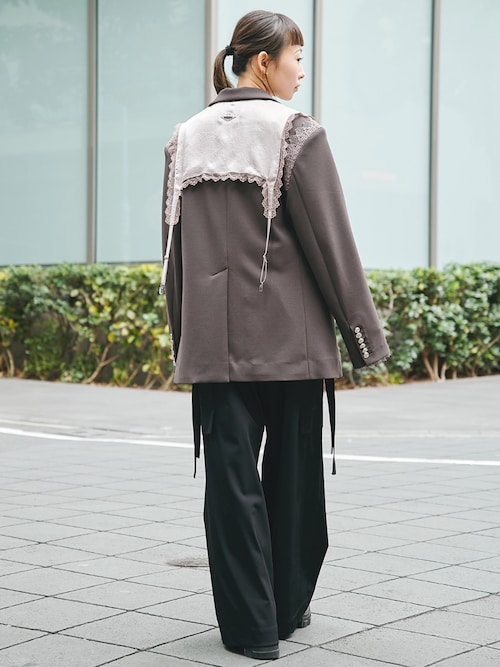 UJOH/ウジョー】《STUDIOUS別注》別注Wide-Leg Flap Pocket Pants