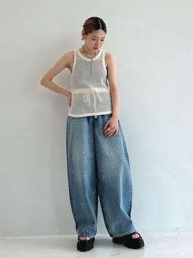 STUDIOUS STAFFさん（レディース・154cm）の夏コーディネート