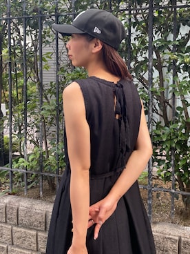 「STUDIOUS(ステュディオス)のアイテム」を使った、STUDIOUS STAFFさん(レディース・155cm)の夏コーディネート