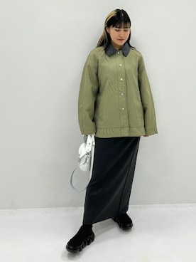 「STUDIOUS（ステュディオス）のアイテム（ブーツ）」を使った、STUDIOUS STAFFさん（レディース・161cm）の秋コーディネート