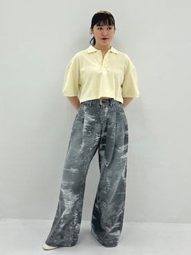 「CLANE（クラネ）のアイテム」を使った、STUDIOUS STAFFさん（レディース・161cm）の夏コーディネート